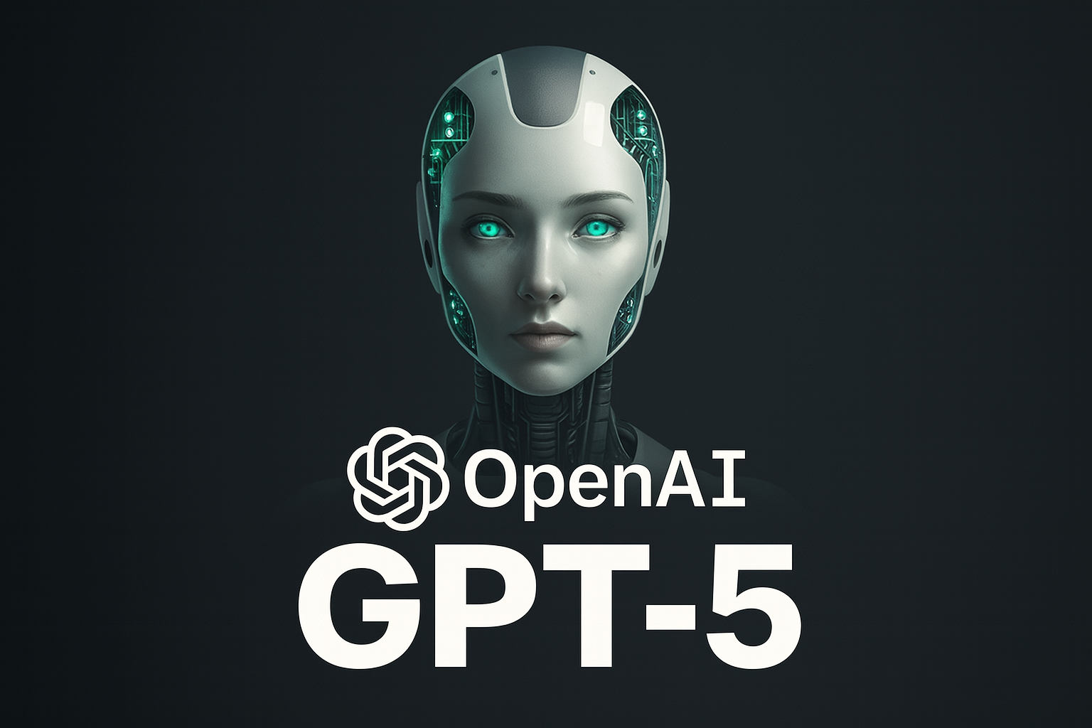 Ilustração digital de um robô humanoide estilizado, simbolizando o ChatGPT-5 da OpenAI, destacando seu design futurista e tecnologia de inteligência artificial avançada.